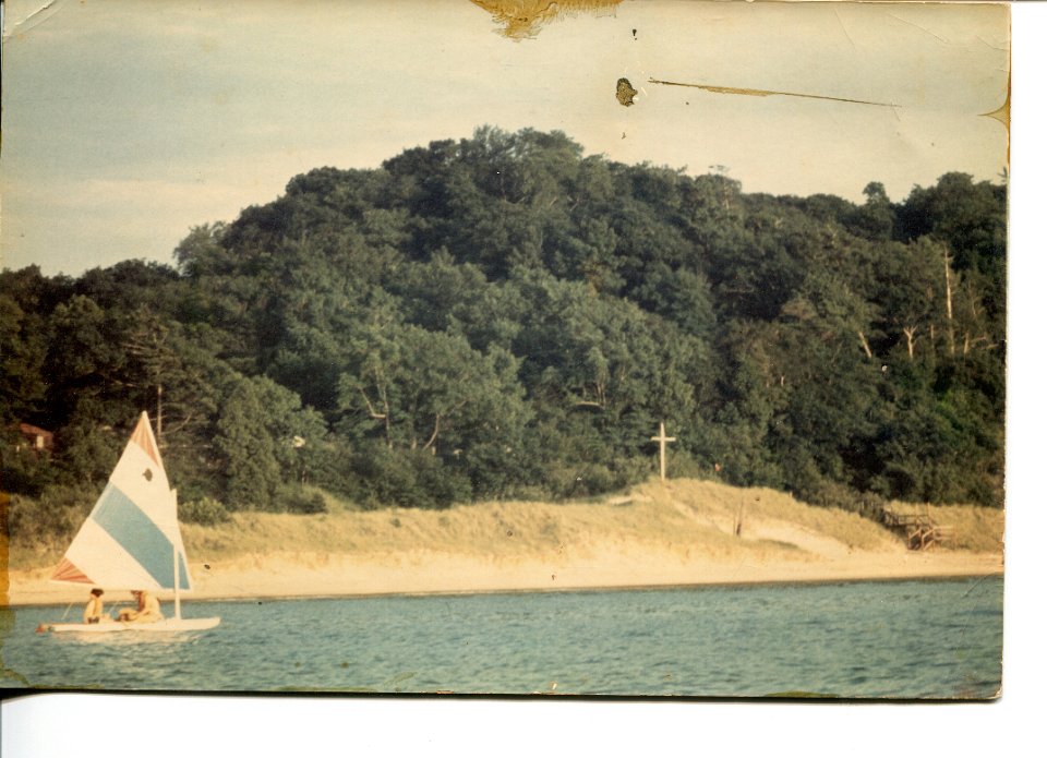 WestWoodsfromLake1973