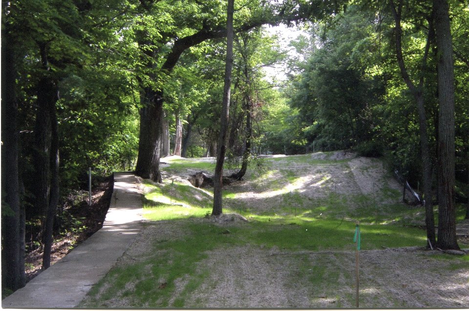 Lakefront sidewalk